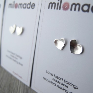 love heart earrings